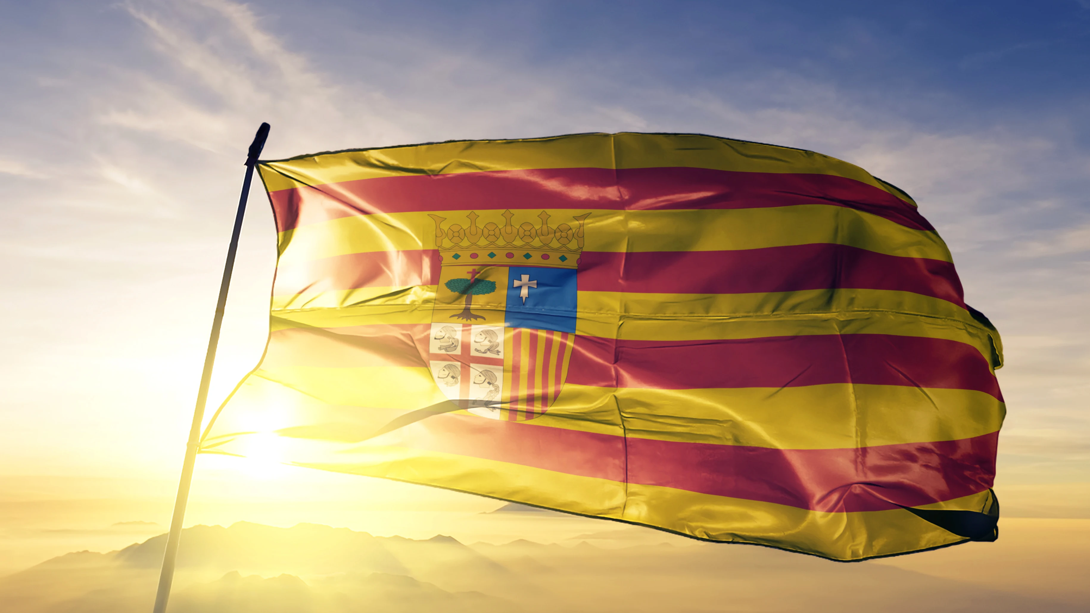 Bandera de Arag&oacute;n