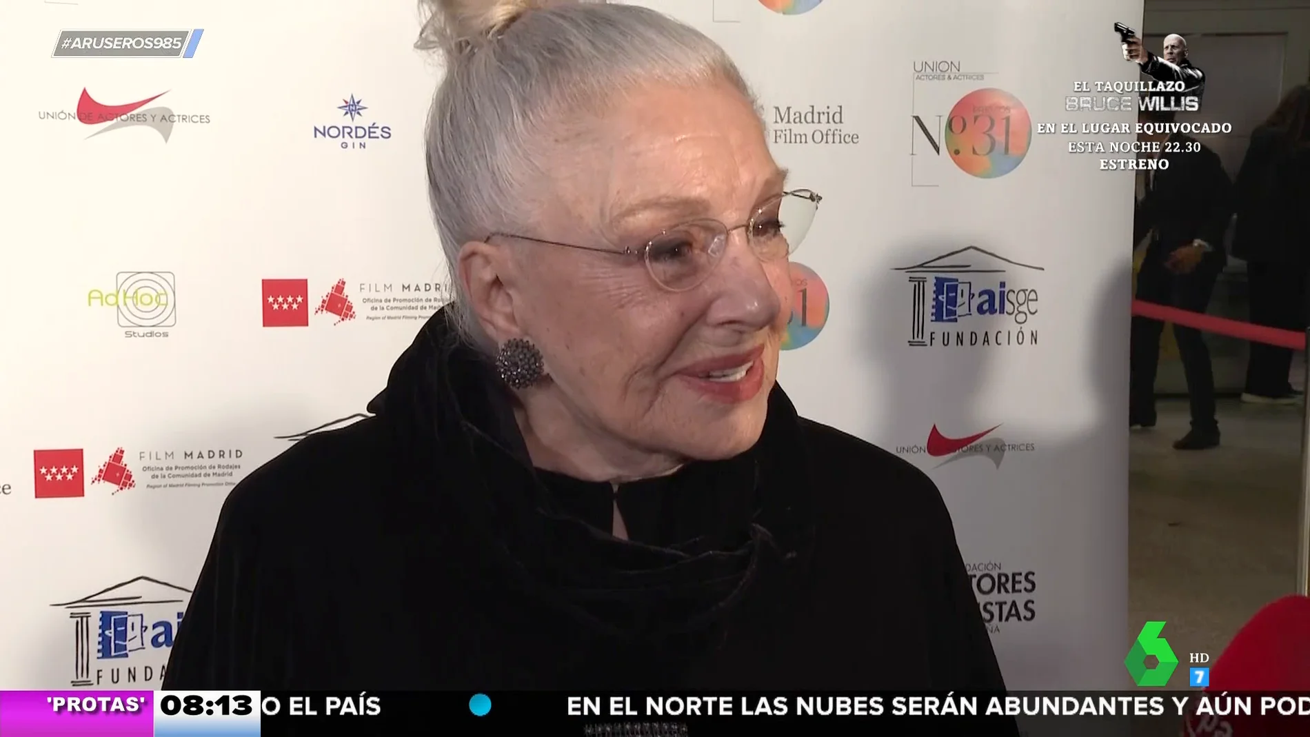 Lola Herrera recibe el premio 'Toda una vida' a sus 87 años: "Yo sigo aquí y hasta donde llegue"