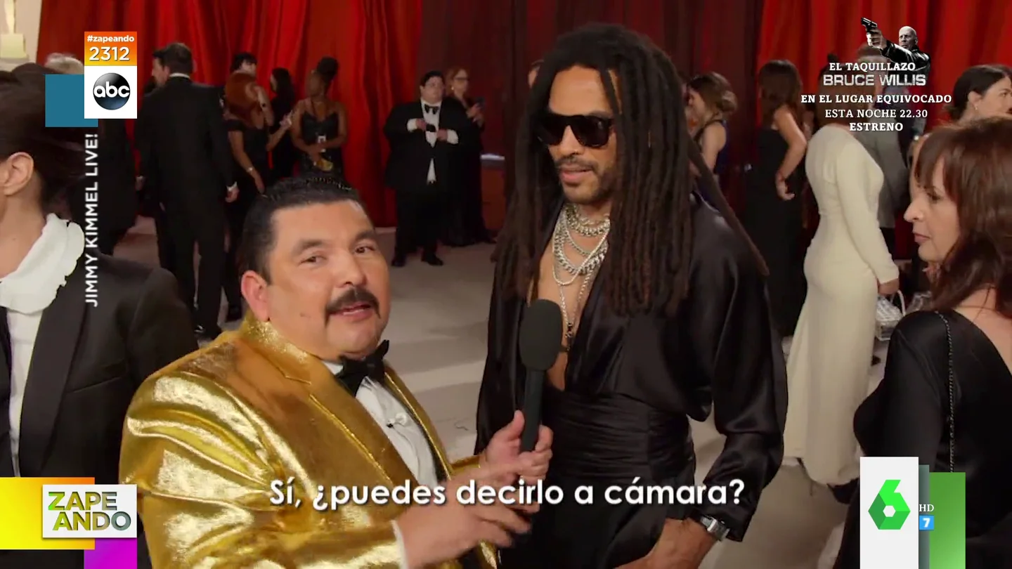 "¿Puedes dejar el nombre de mi mujer fuera de tu p*** boca?", el vacile de un reportero a Lenny Kravitz a lo Will Smith "¿Puedes dejar el nombre de mi mujer fuera de tu p*** boca?", el vacile de un reportero a Lenny Kravitz a lo Will Smith