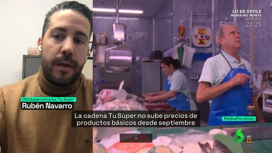 El CEO de unos supermercados explica por qué no han subido el precio de los productos básicos "El margen de beneficios se ha visto mermado", afirma en este vídeo Rubén Navarro, CEO de los supermercados TuSuper, si bien destaca que esta medida "tampoco es una sangría y podemos ayudar a ese cliente que no puede llegar a fin de mes".