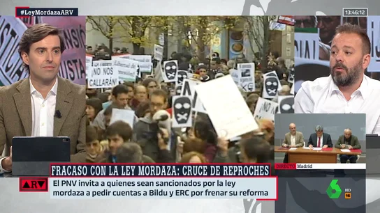 Maestre señala la incongruencia del discurso de Rufián para rechazar la ley mordaza Maestre señala la incongruencia del discurso de Rufián para rechazar la ley mordaza