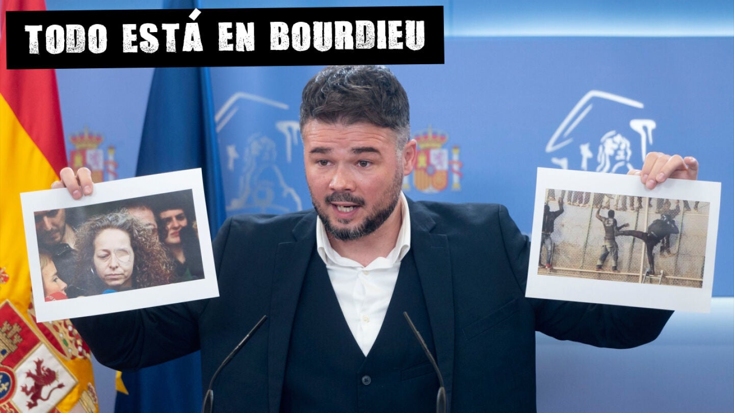 El portavoz de ERC en el Congreso, Gabriel Rufi&aacute;n, en el Congreso de los Diputados este martes.