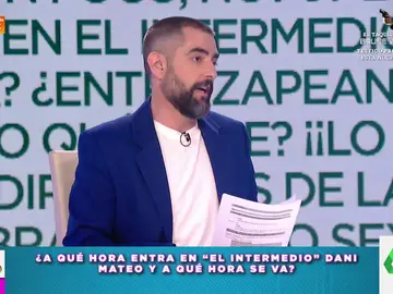 Dani Mateo desvela sus entresijos en El Intermedio y Zapeando: este es su horario real en televisión