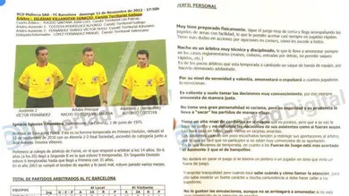 Los informes arbitrales de Negreira al Barça Los informes arbitrales de Negreira al Barça