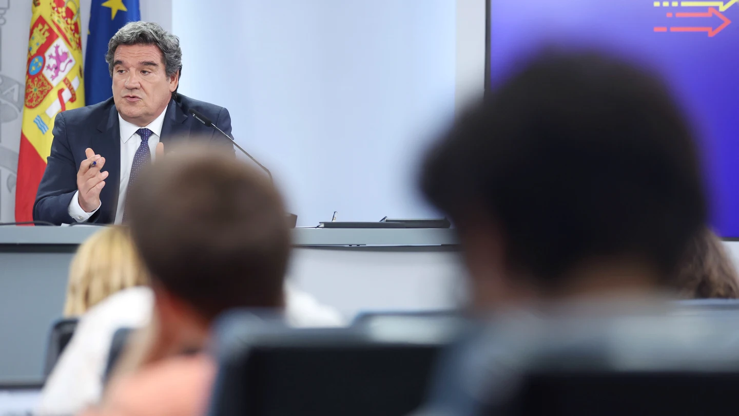 El ministro de Inclusión, Seguridad Social y Migraciones, José Luis Escrivá, en una rueda de prensa posterior al Consejo de Ministros El ministro de Inclusión, Seguridad Social y Migraciones, José Luis Escrivá, en una rueda de prensa posterior al Consejo de Ministros