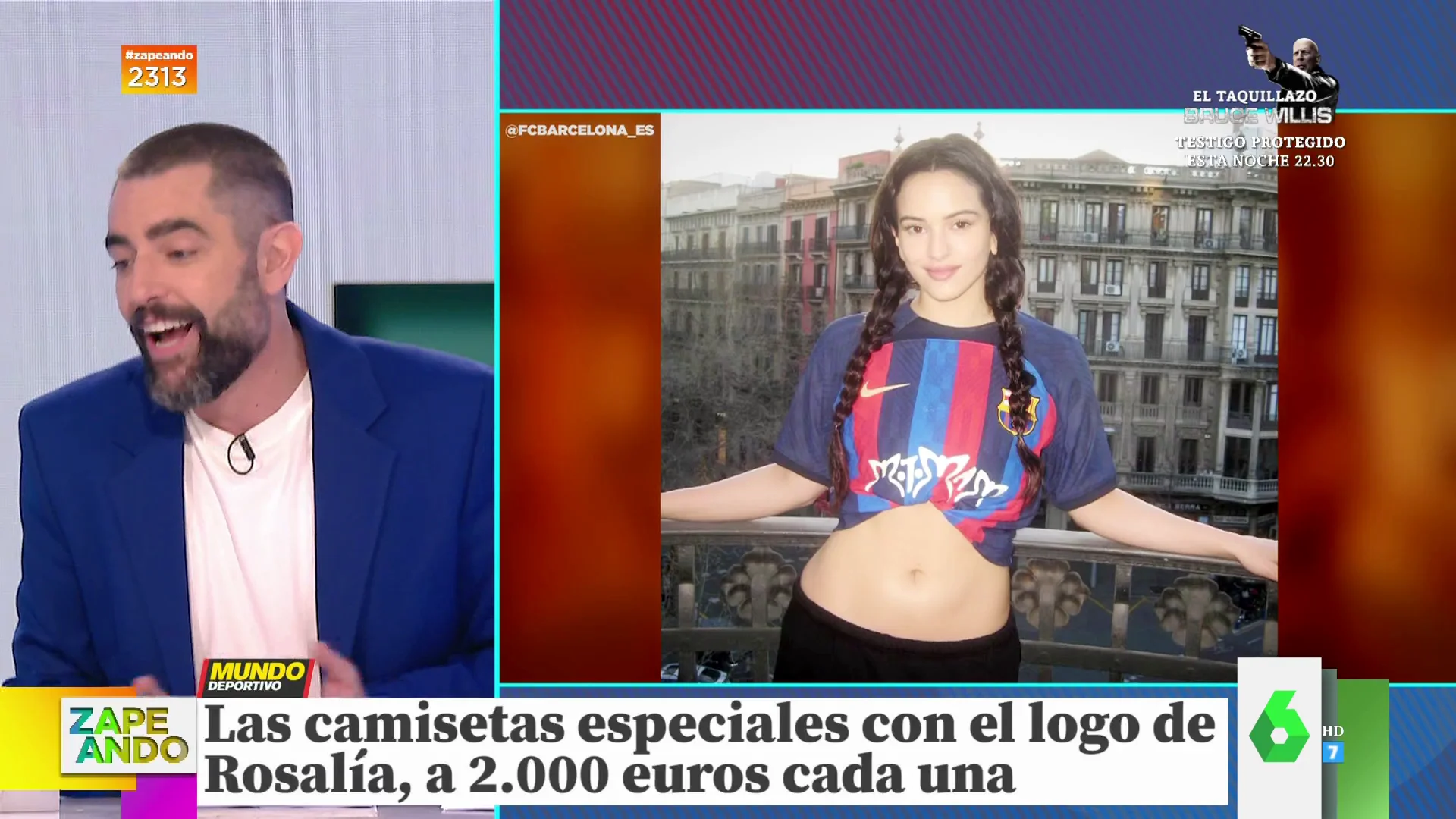 Dani Mateo ruega a los fans de Rosalía que compren la camiseta del Barça