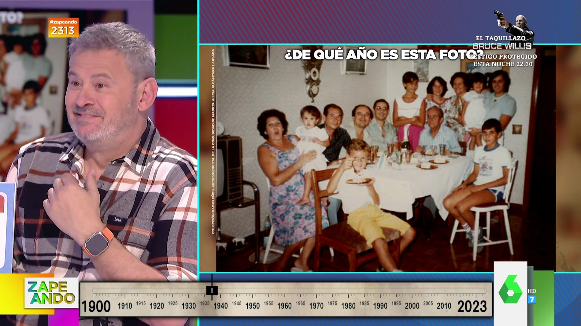 Miki Nadal 'clava' el año de la foto de una familia que celebra un cumpleaños: "Yo tengo la edad de ese chaval"