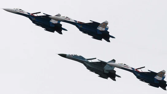 Aviones caza de combate SU-27 rusos Aviones caza de combate SU-27 rusos