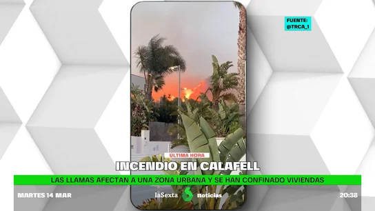 Incendio en Tarragona Incendio