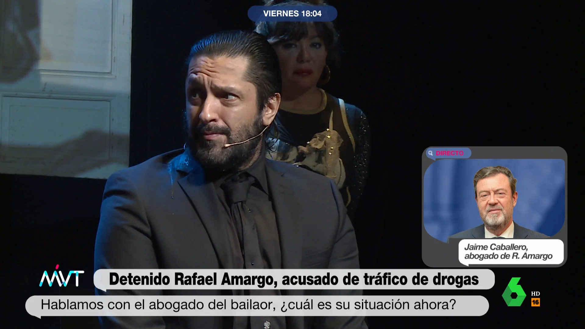 El abogado de Rafael Amargo asegura que "jamás" se ha hallado "ni un gramo" de droga en la vivienda del bailaor