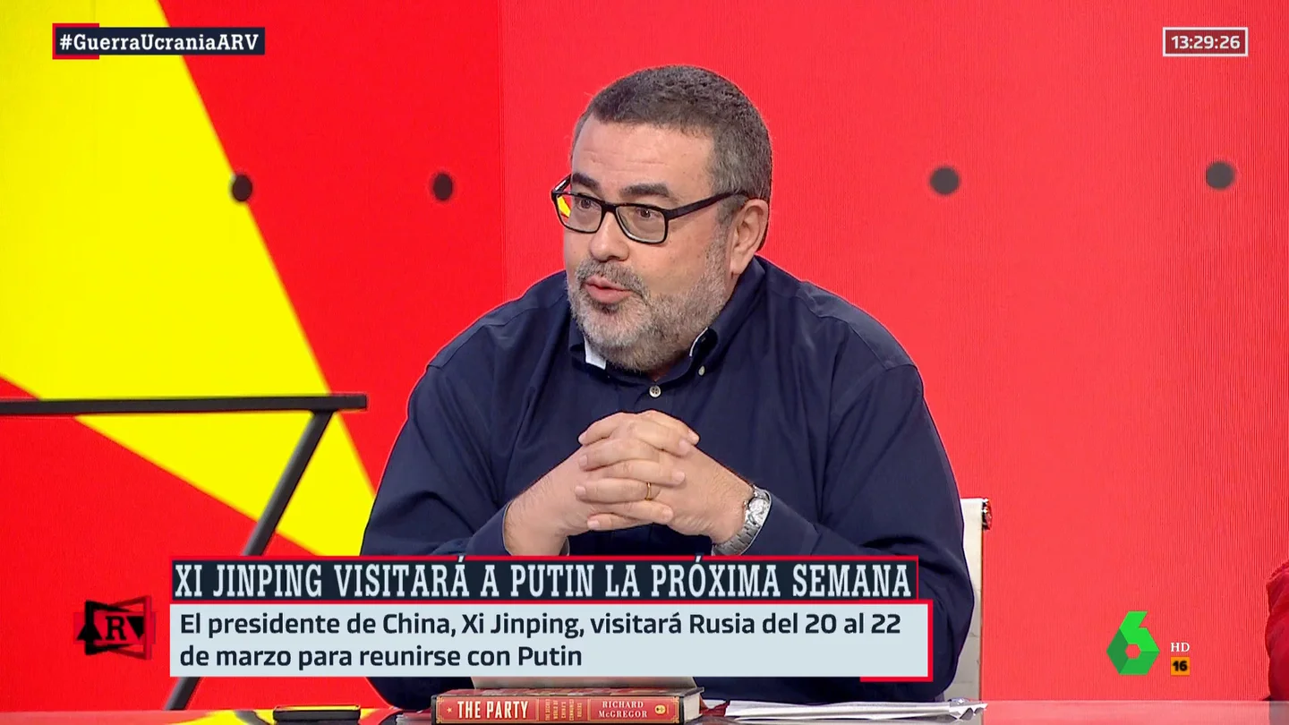 El profesor Pedro Rodríguez desenmascara a China: "Está clarísimamente alineada con Rusia" El profesor Pedro Rodríguez desenmascara a China: "Está clarísimamente alineada con Rusia"