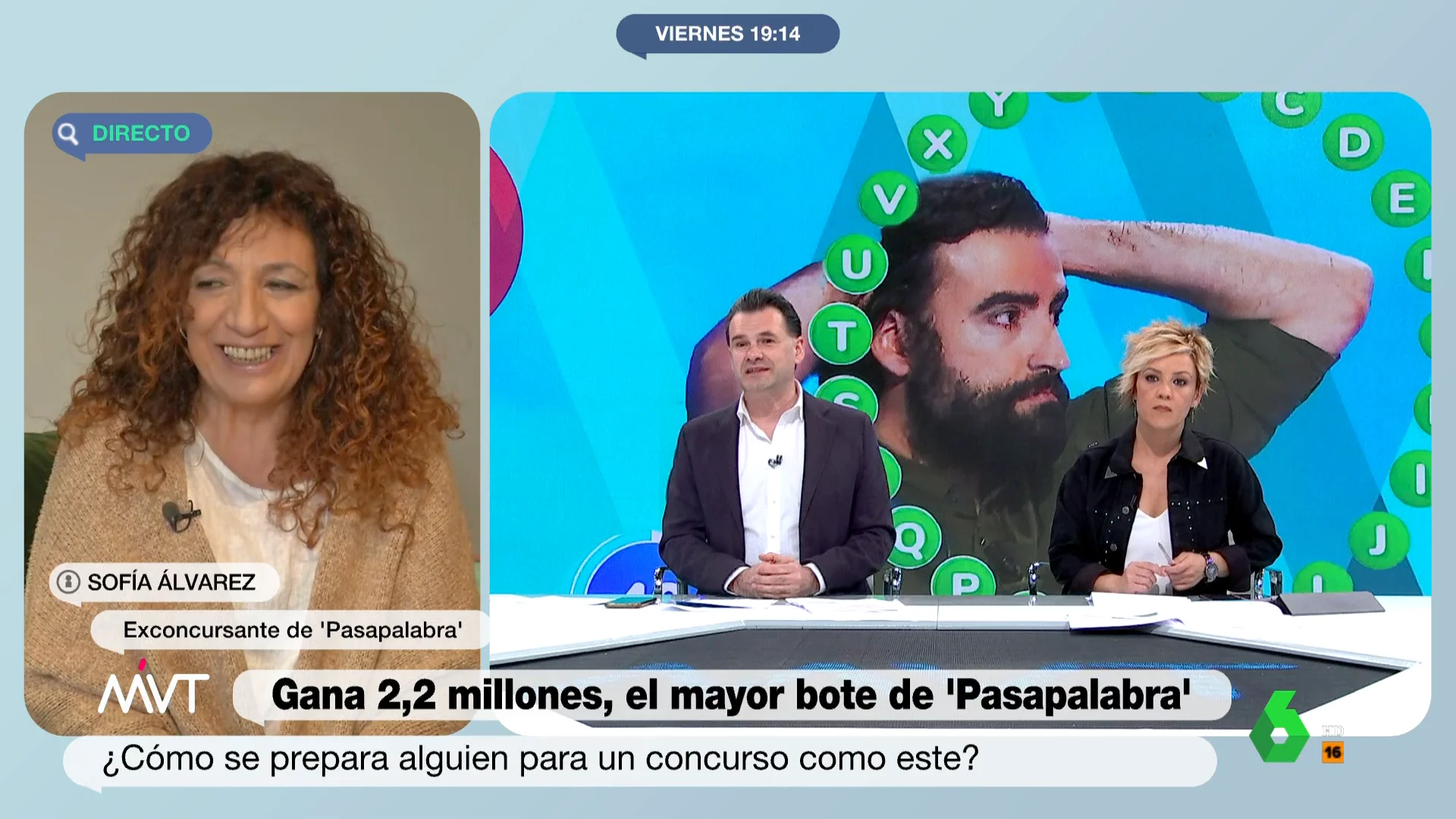 Sofía Álvarez, exconcursante de Pasapalabra