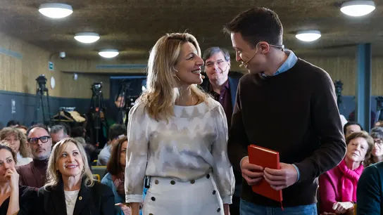 La líder de Sumar, Yolanda Díaz, y el diputado de Más País, Íñigo Errejón La líder de Sumar, Yolanda Díaz, y el diputado de Más País, Íñigo Errejón