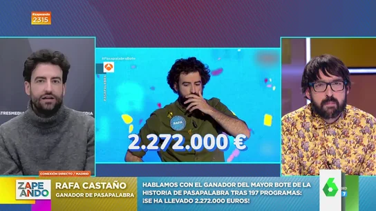 La verdadera razón por la que Rafa Castaño no celebró en Pasapalabra que había ganado EL Rosco La verdadera razón por la que Rafa Castaño no celebró en Pasapalabra que había ganado EL Rosco