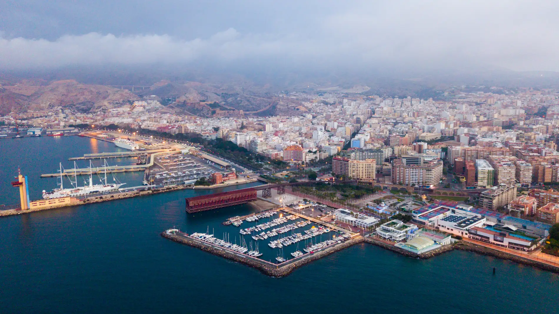 Vista aérea de Almería