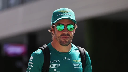 Fernando Alonso, en el paddock Fernando Alonso, en el paddock