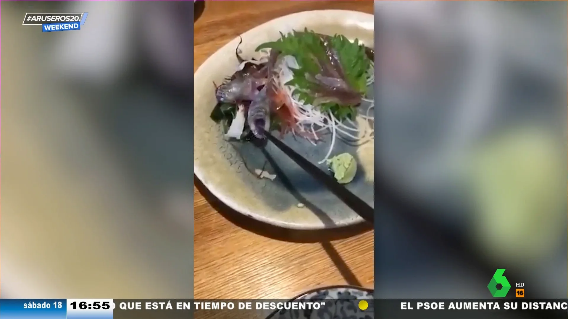 Un pescado tan fresco que muerde: el impactante plato que puedes comer en Japón