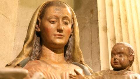 Detalle Mare del Deu del Blau