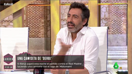Juan del Val, tajante ante el enfado de algunos fans por la camiseta del Barça de Rosalía: "La gente es imbécil" Juan del Val, tajante ante el enfado de algunos fans por la camiseta del Barça de Rosalía: "La gente es imbécil"
