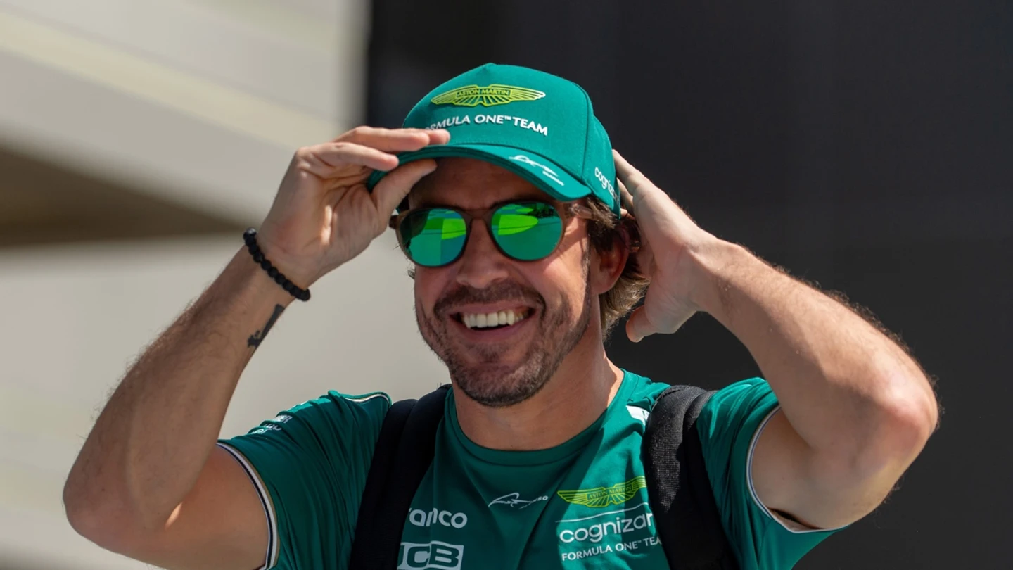 Fernando Alonso, sonriente Fernando Alonso, sonriente