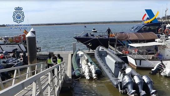 Imagen de archivo de una operación llevada a cabo por funcionarios de vigilancia aduanera de la Agencia Tributaria Imagen de archivo de una operación llevada a cabo por funcionarios de vigilancia aduanera de la Agencia Tributaria