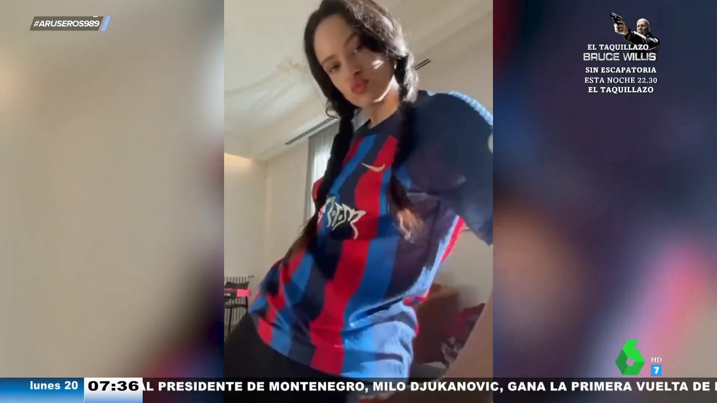 El castigo de Rauw Alejandro por perder su apuesta con Rosalía para el Barcelona - Madrid El castigo de Rauw Alejandro por perder su apuesta con Rosalía para el Barcelona - Madrid