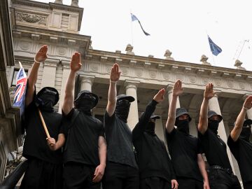 Australia to ban Nazi salute after far-right busts up trans rights march