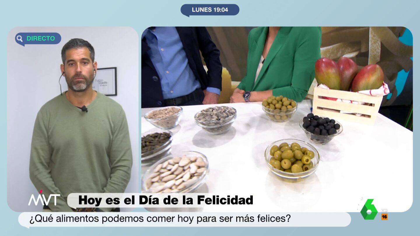 La recomendaci&oacute;n del nutricionista Pablo Ojeda: "Te tomas unas tapitas de aceitunas y te pones menos viejecito"