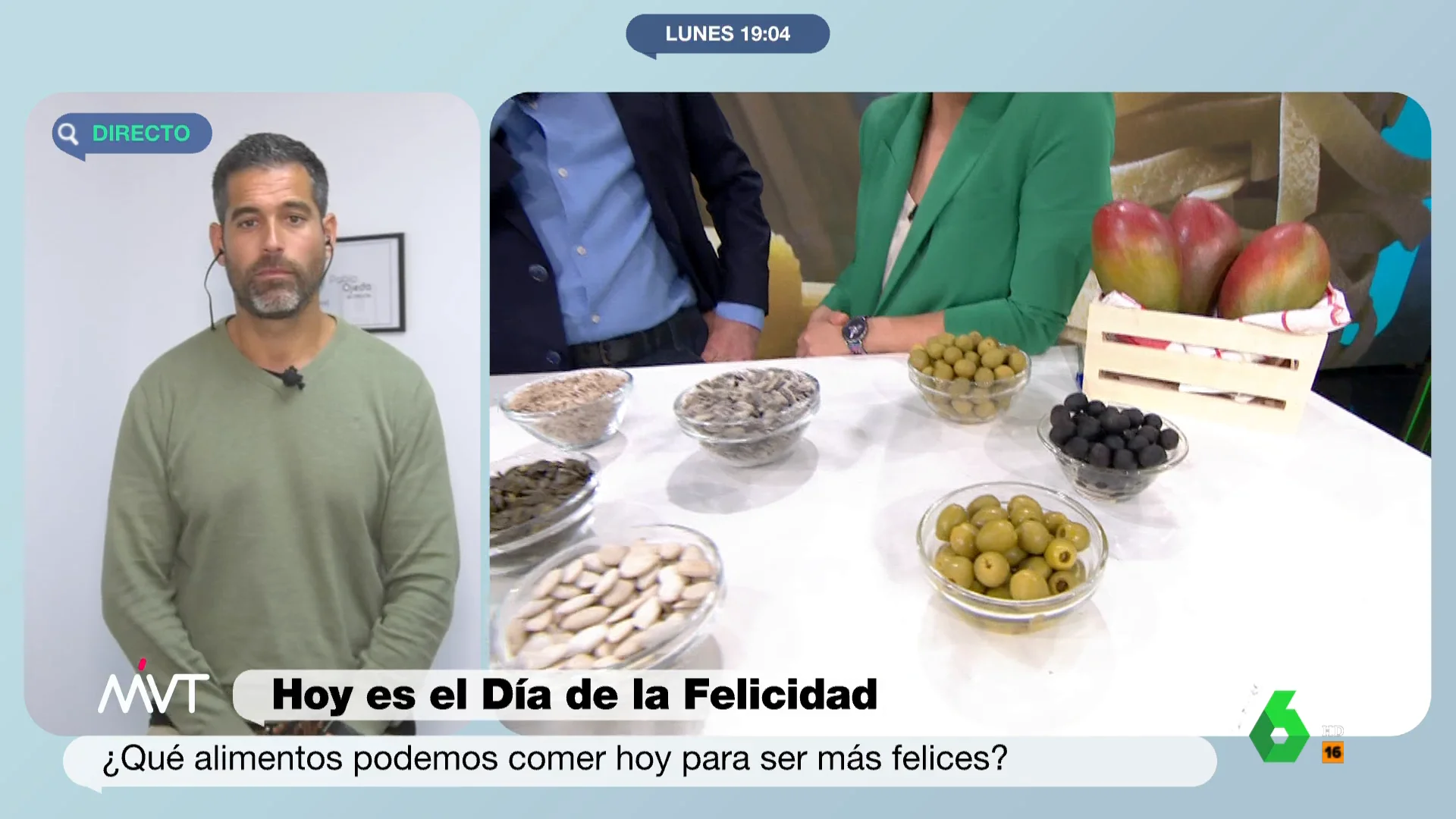 La recomendación del nutricionista Pablo Ojeda: "Te tomas unas tapitas de aceitunas y te pones menos viejecito" La recomendación del nutricionista Pablo Ojeda: "Te tomas unas tapitas de aceitunas y te pones menos viejecito"
