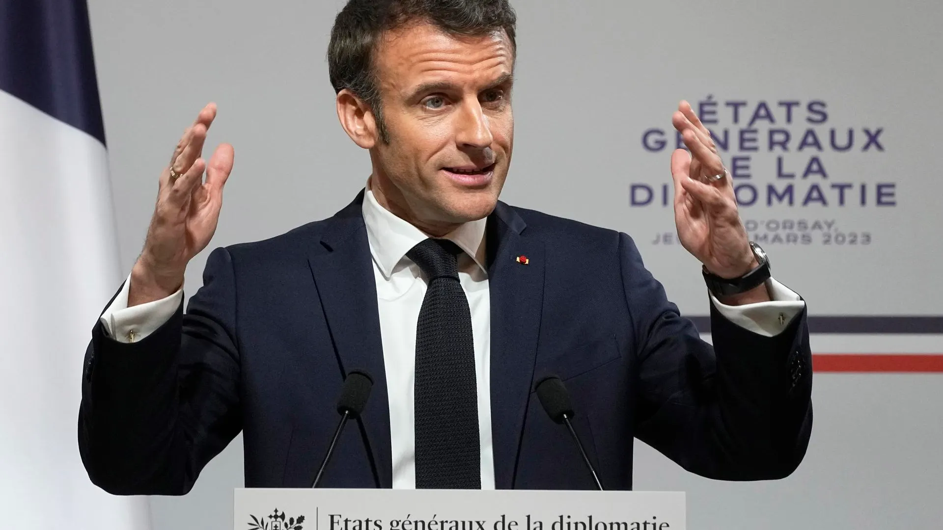 Imagen del presidente francés, Emmanuel Macron.