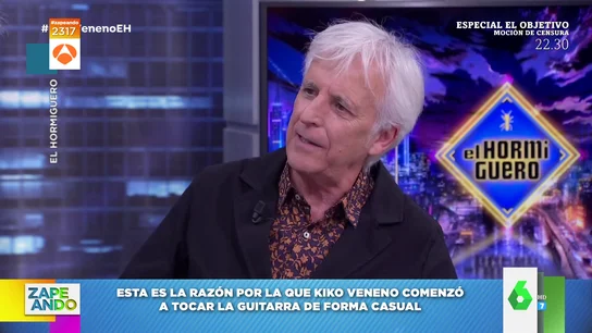 Kiko Veneno desvela la razón por la que empezó a tocar la guitarra: "Ahí fue la primera vez que yo me envicié" Kiko Veneno desvela la razón por la que empezó a tocar la guitarra: "Ahí fue la primera vez que yo me envicié"