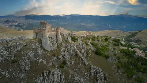 Castillo de Rocca Calascio, en Italia