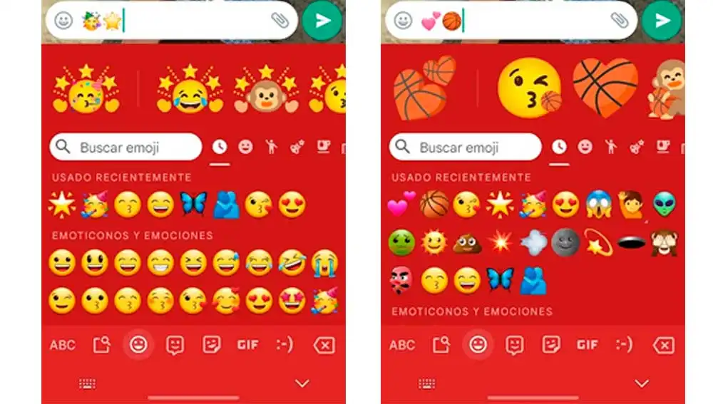 Combinando emoji en GBoard