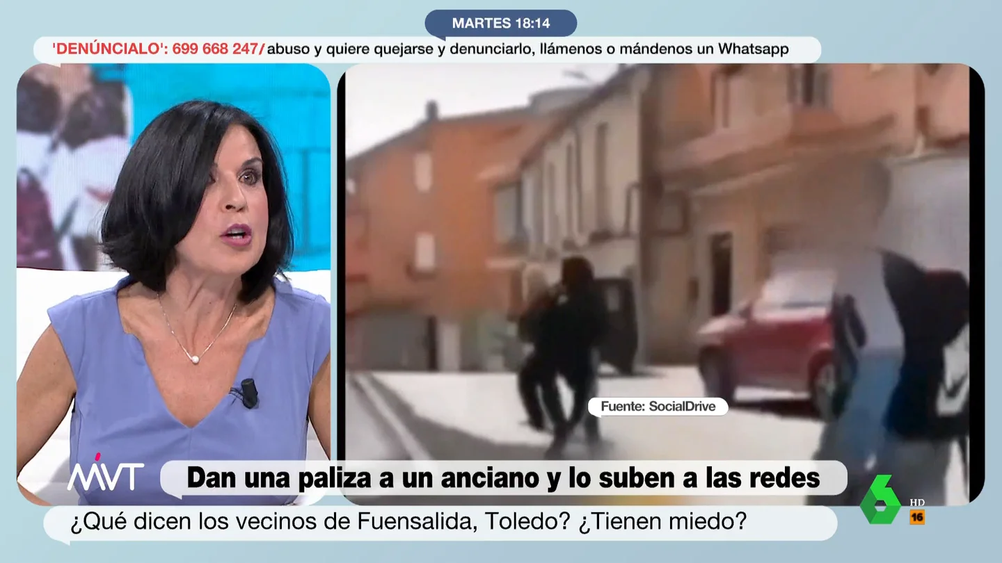Beatriz de Vicente, en Más Vale Tarde Beatriz de Vicente, en Más Vale Tarde