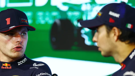 Max Verstappen y Checo Pérez Max Verstappen y Checo Pérez