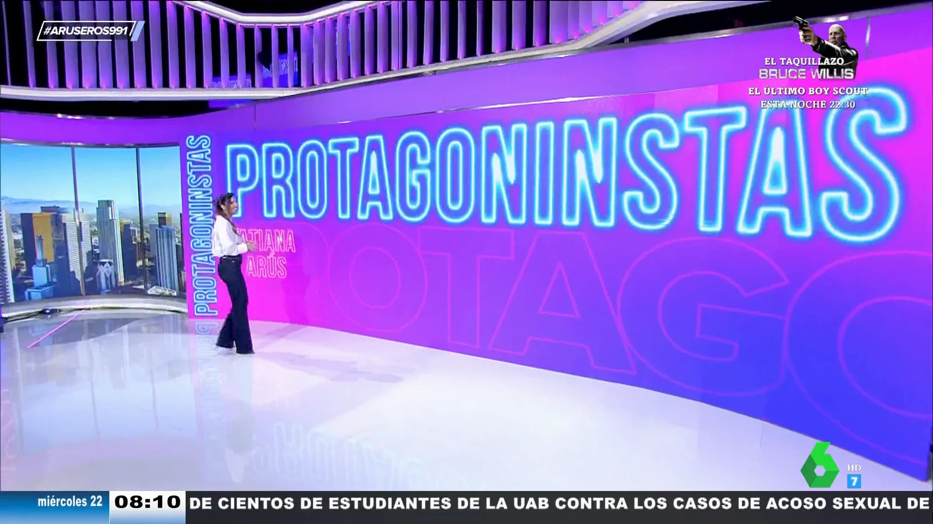 Alfonso Arús aclara la duda histórica de los espectadores de Aruseros: ¿está mal escrito 'Protagoninsta'?