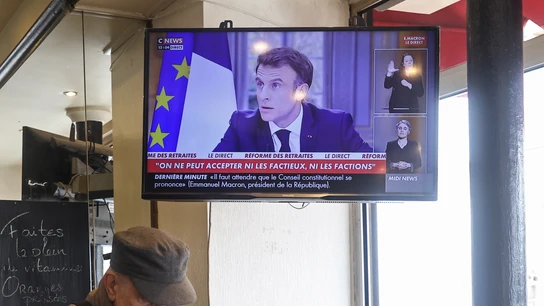 El presidente de Francia, Emmanuel Macron. El presidente de Francia, Emmanuel Macron.