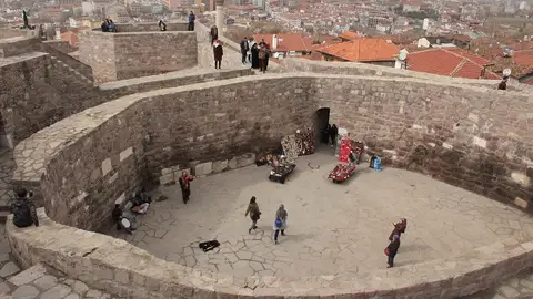 Castillo de Ankara, patio. Castillo de Ankara, patio.