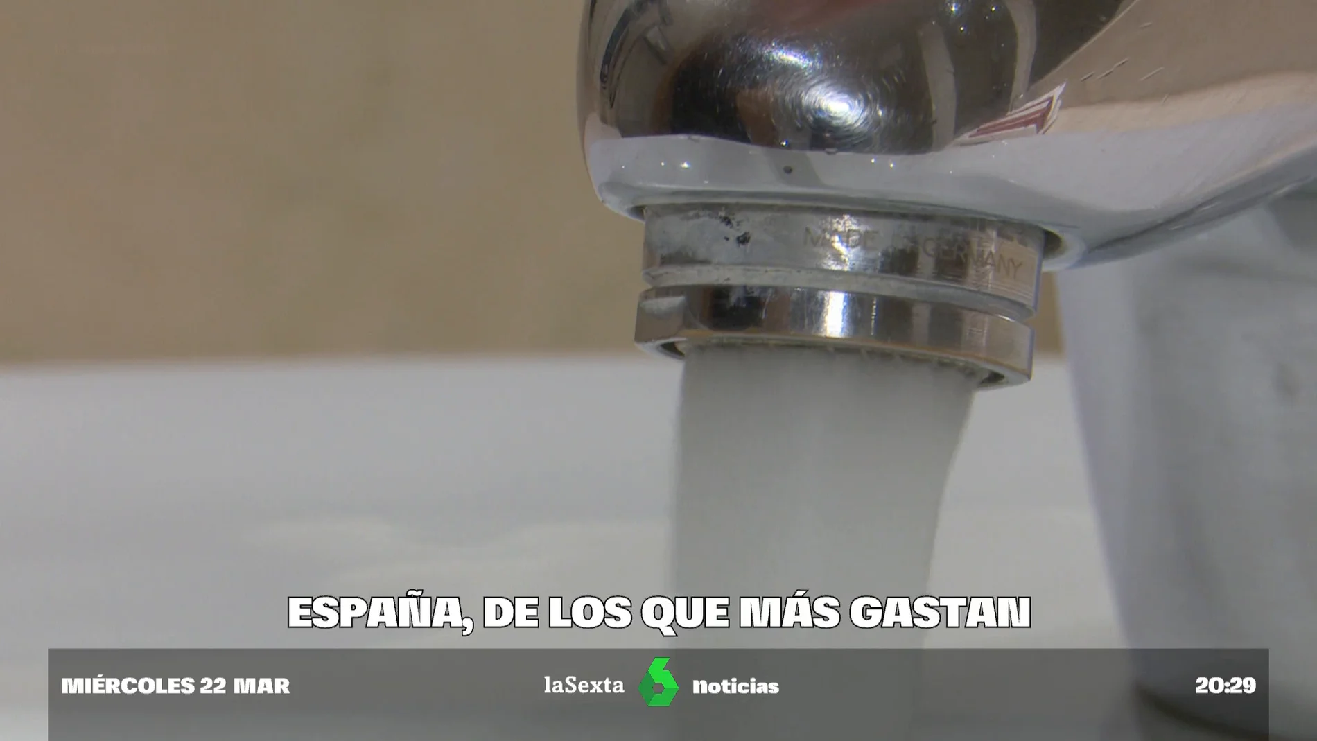 Derroche agua España