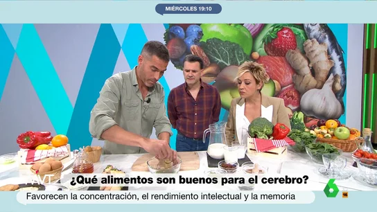 El nutricionista Pablo Ojeda, en Más Vale Tarde. MVT Pablo Ojeda té macha
