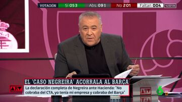 Ferreras, tajante el Caso Negreira: "Cada jornada se profundiza en el desprestigio de nuestra liga"