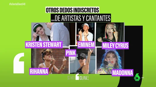 Los otros dedos indiscretos: de expolíticos, a cantantes, actores y hasta miembros de la realeza Los otros dedos indiscretos: de expolíticos, a cantantes, actores y hasta miembros de la realeza