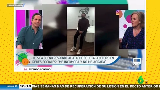 Paloma Barrientos carga contra Jota Peleterio por sus críticas a Jessica Bueno: "Es un impresentable" Paloma Barrientos carga contra Jota Peleterio por sus críticas a Jessica Bueno: "Es un impresentable"