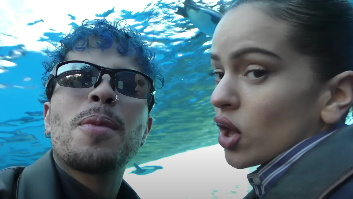 Rosalía y Rauw Alejandro en el tráiler de 'Beso' Rosalía y Rauw Alejandro en el tráiler de 'Beso'