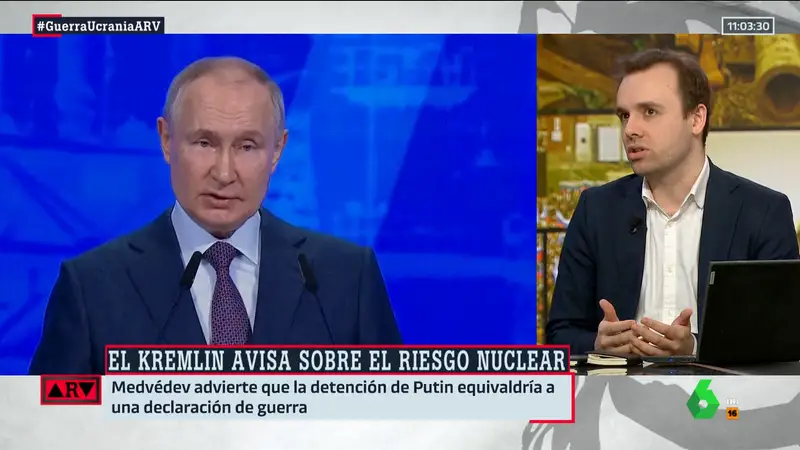 Yago Rodríguez explica las incoherencias de Putin a la hora de poner sus líneas rojas