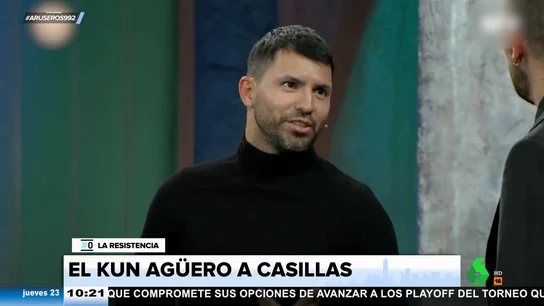 El 'dardo' del Kum Agüero a Iker Casillas por sus vídeos en Tik Tok que desata la risa de David Broncano El 'dardo' del Kum Agüero a Iker Casillas por sus vídeos en Tik Tok que desata la risa de David Broncano