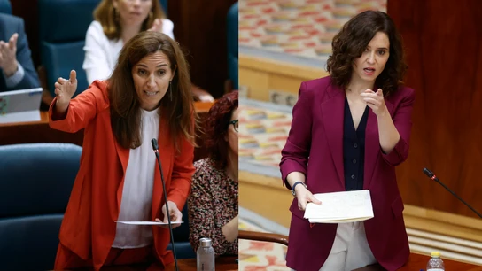 Rifirrafe entre Ayuso y Mónica García Rifirrafe entre Ayuso y Mónica García