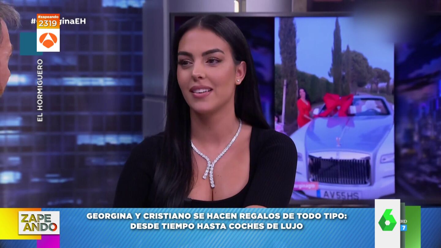 Georgina Rodr&iacute;guez confiesa qu&eacute; tipo de regalos le hace a Cristiano Ronaldo: "Tampoco es muy materialista"