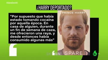El príncipe Harry confiesa en 'Spare' que había tomado cocaína.