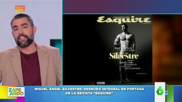 Miguel Ángel Silvestre aparece desnudo en la portada de la revista Esquire
